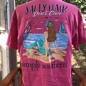 Simply Southern Salty Hair Mermaid T